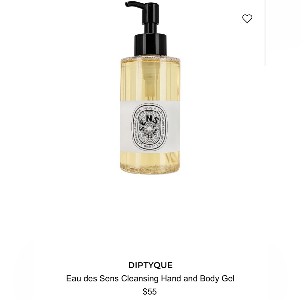 SET Diptyque NIB Eau Des Sens Body Wash and Bar Soap SET Brand New in box